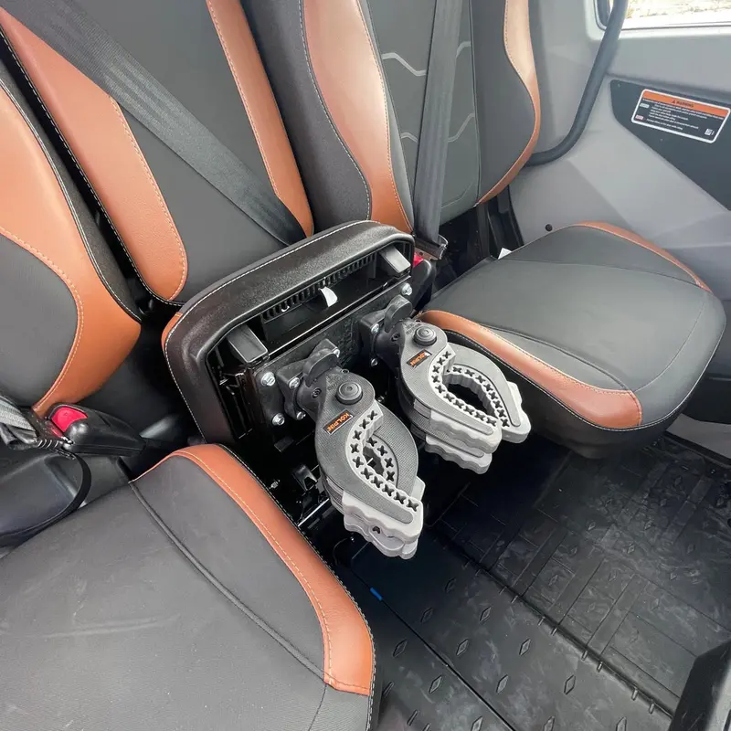 Ranch Armor Can-Am Defender Middle Seat Rifle Mount 1