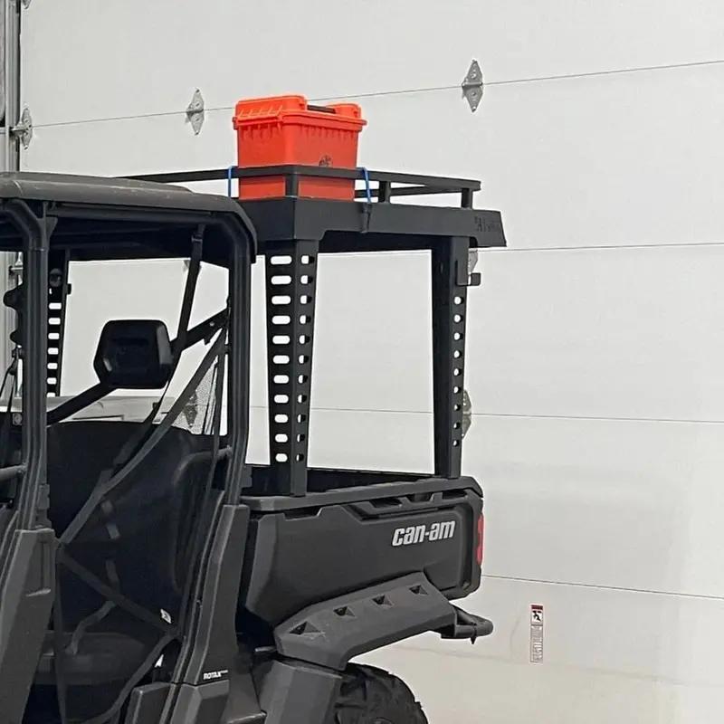Ranch Armor Can-Am Defender Rear Raised Bed Rack 11