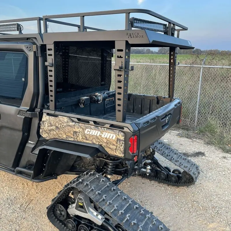 Ranch Armor Can-Am Defender Rear Raised Bed Rack 2