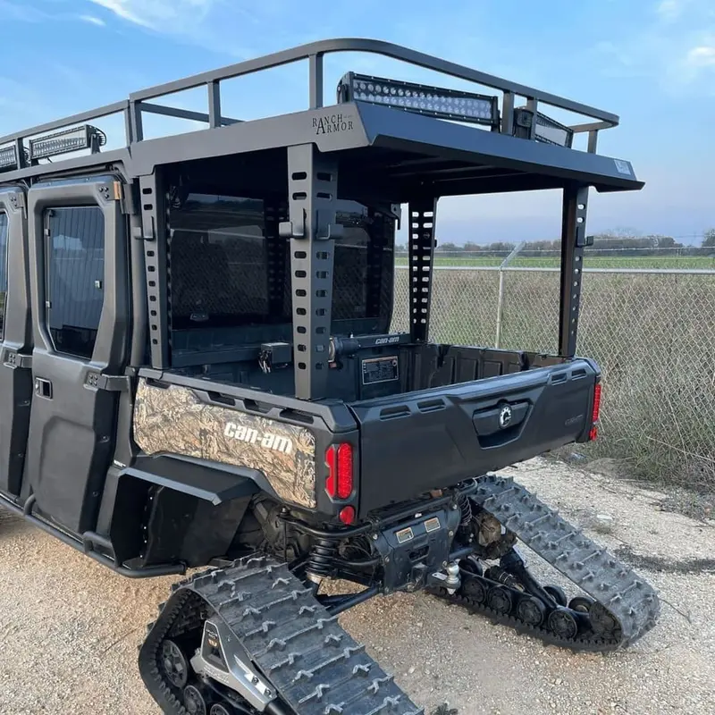 Ranch Armor Can-Am Defender Rear Raised Bed Rack 3