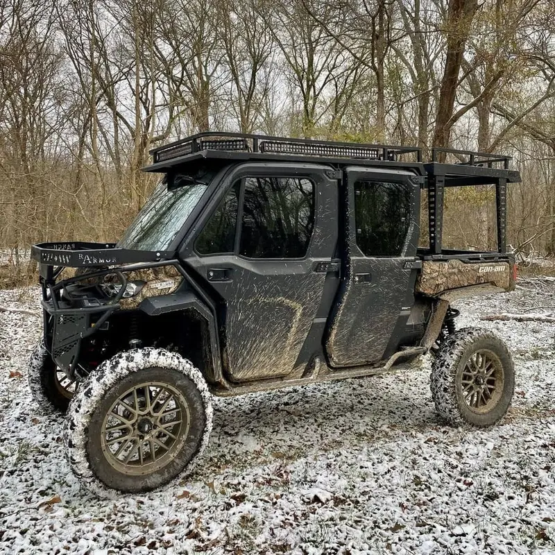 Ranch Armor Can-Am Defender Rear Raised Bed Rack 5