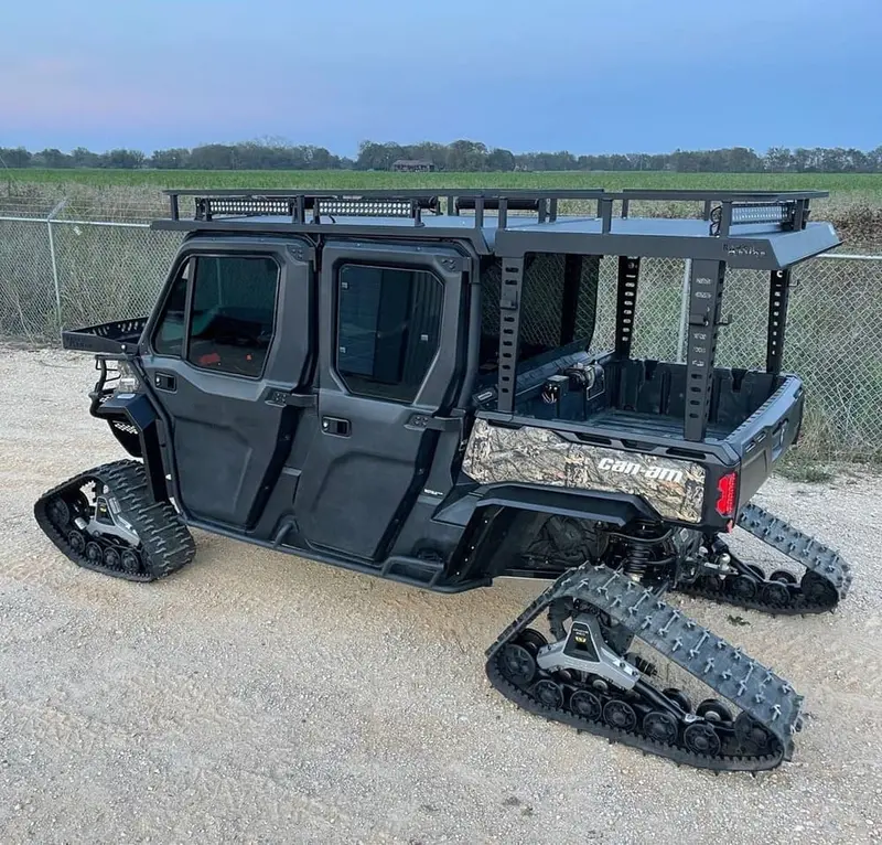 Ranch Armor Can-Am Defender Rear Raised Bed Rack 8