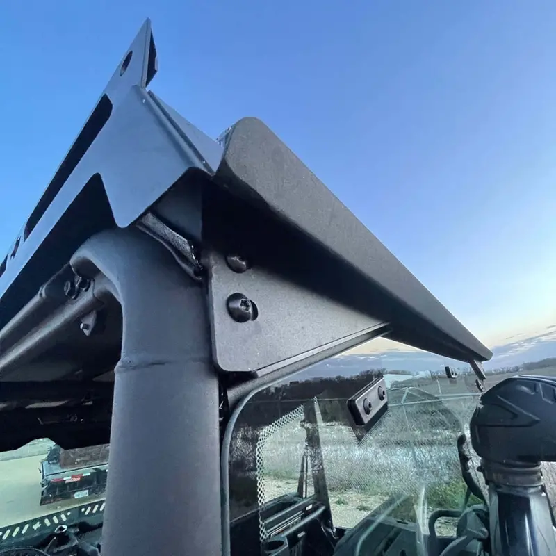 Ranch Armor Can-Am Defender Rear Window Bracket 1