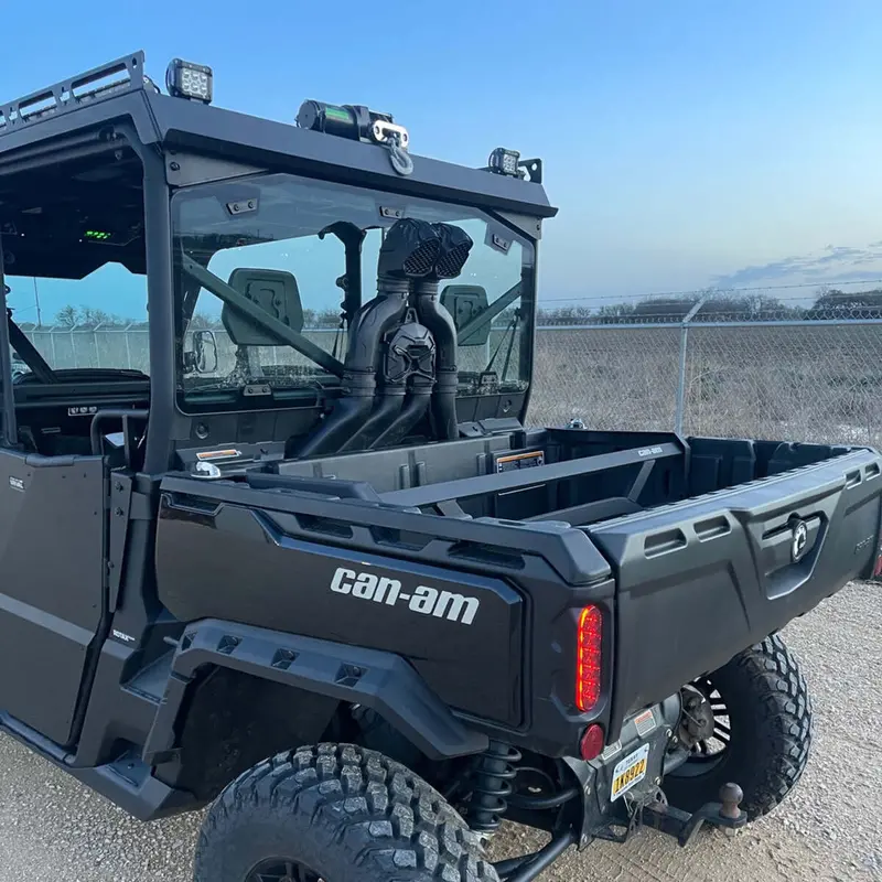 Ranch Armor Can-Am Defender Rear Window Bracket 2