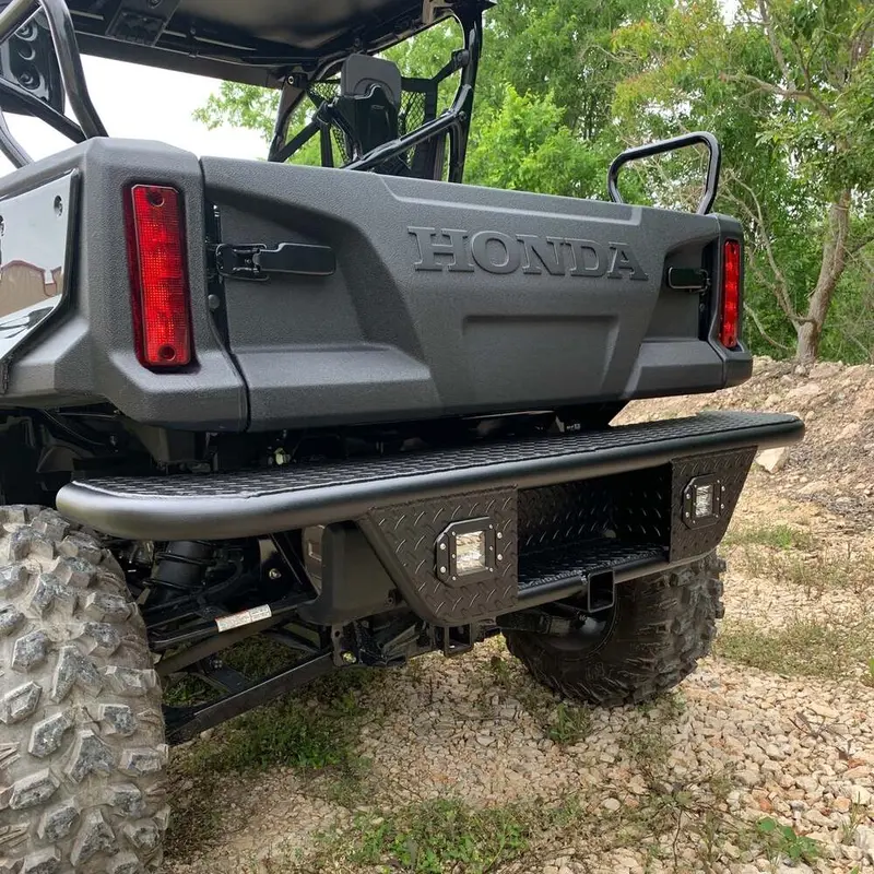 Ranch Armor Honda Pioneer 1000-3 Rear Replacement Bumper 1