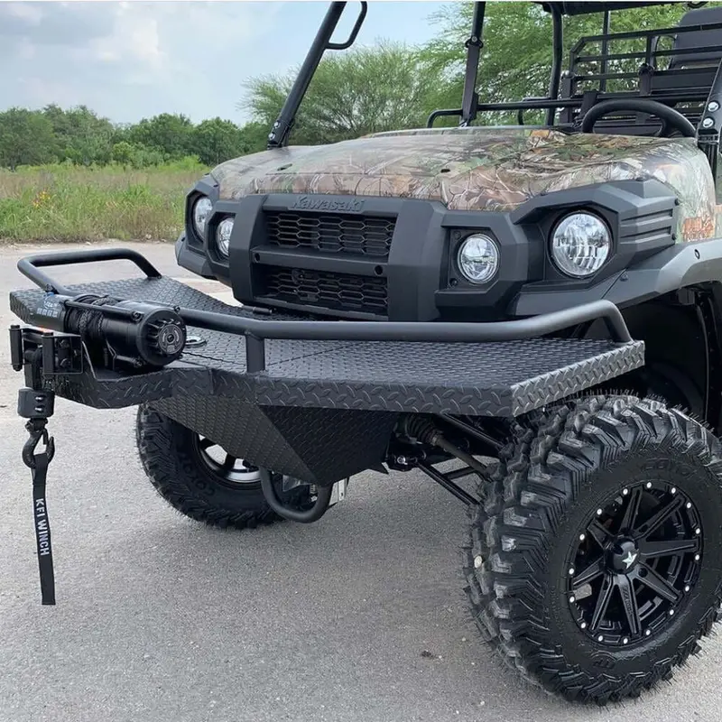 Ranch Armor Kawasaki Mule Pro Fx/Fxt Feeder & Cargo Bumper 1