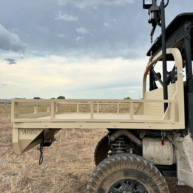 Ranch Armor Polaris Ranger Aluminum Flatbed 2
