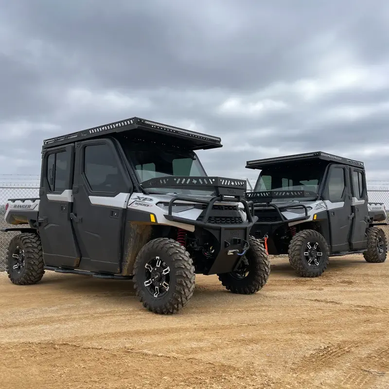 Ranch Armor Polaris Ranger Crew Northstar/Hvac Aluminum Top 1