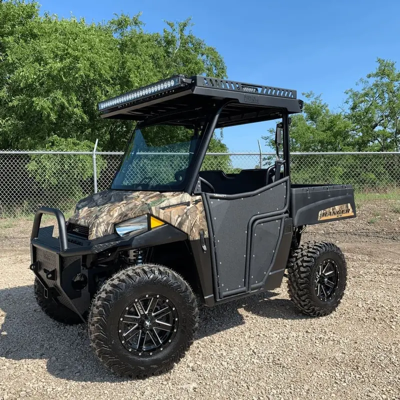 Ranch Armor Polaris Ranger Mid-Size Single Cab Metal Top - Pro-Fit Frame 4