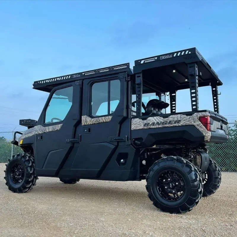 Ranch Armor Polaris Ranger Rear Raised Bed Rack 3