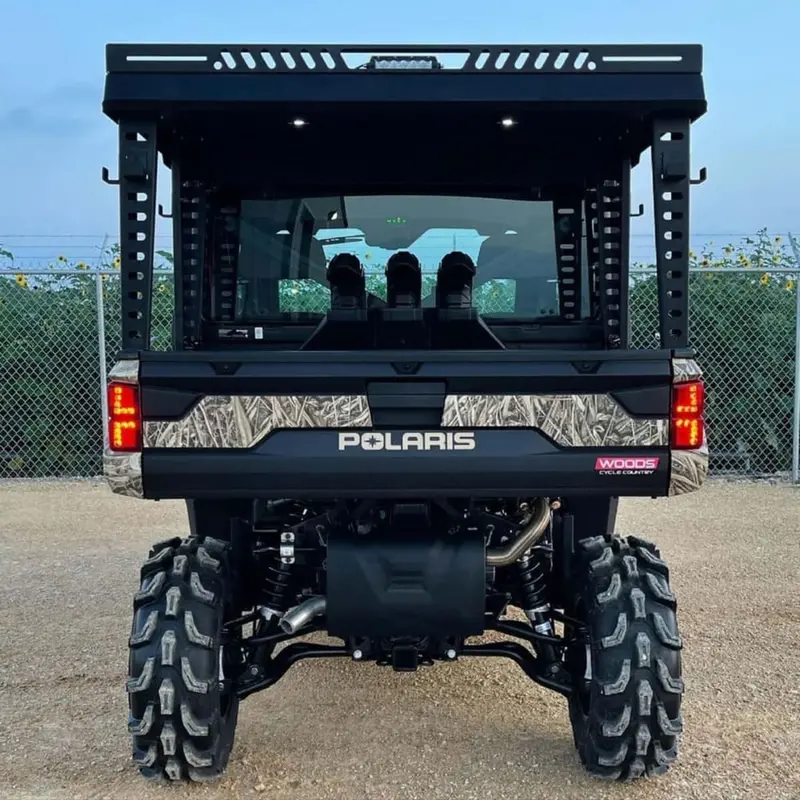 Ranch Armor Polaris Ranger Rear Raised Bed Rack 4