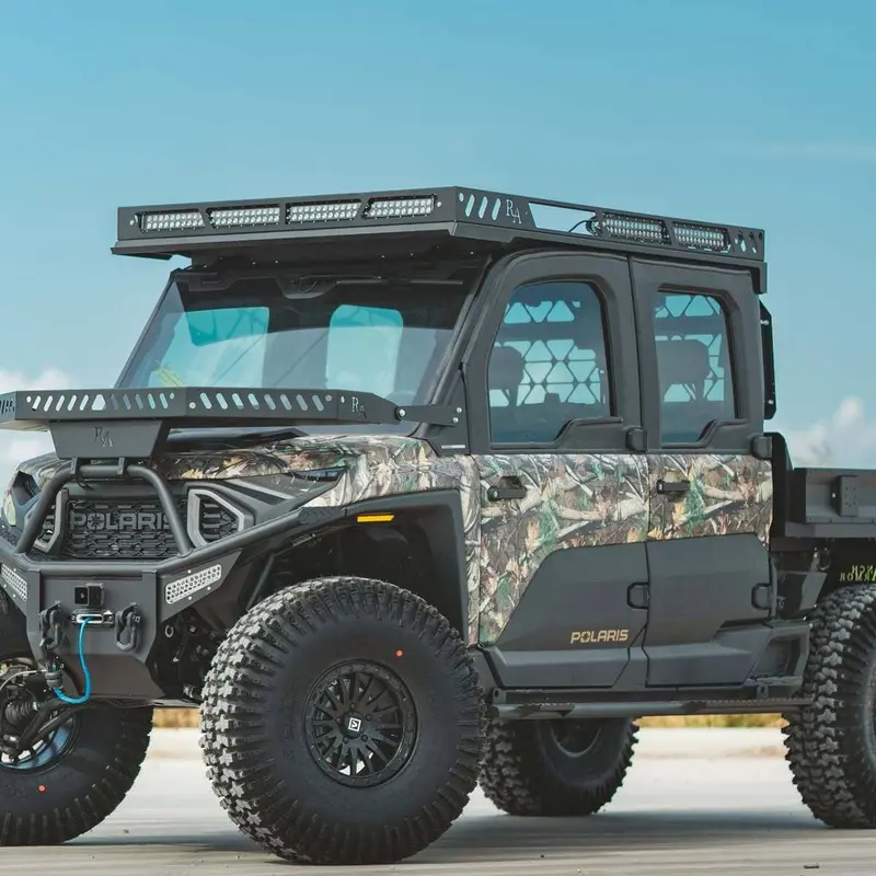Ranch Armor Polaris Ranger Xd 1500 Crew Cab Aluminum Top (Open Cab & Northstar) 1