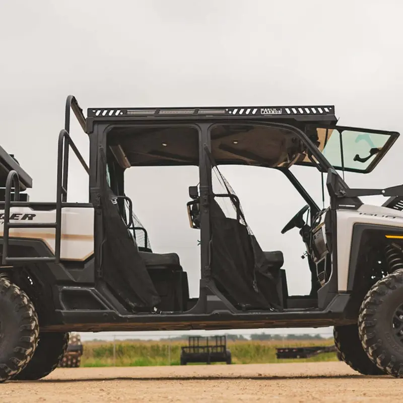 Ranch Armor Polaris Ranger Xd 1500 Crew Open Cab & Northstar Cab Metal Top 5