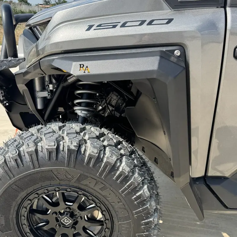 Ranch Armor Polaris Ranger Xd 1500 Mud Flaps / Fender Flares - Front & Back 1