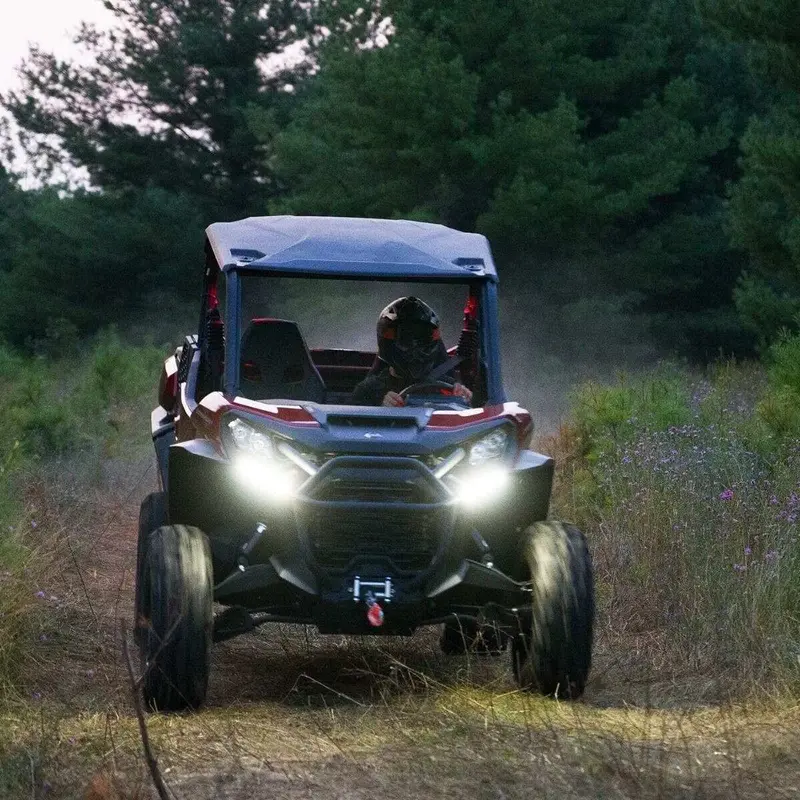 Ravek 21+ Can-Am Commander Xt/Xmr/Xtp Plug & Play Auto-Cancel Utv Turn Signal Kit With White Running Lights 2