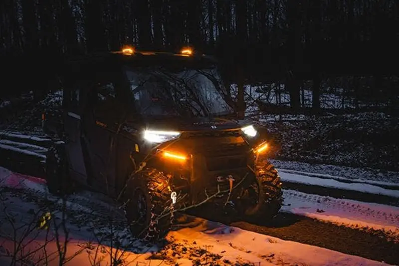Ravek Kawasaki Mule Fx Plug & Play Auto-Cancel Utv Turn Signal Kit With White Running Lights 1