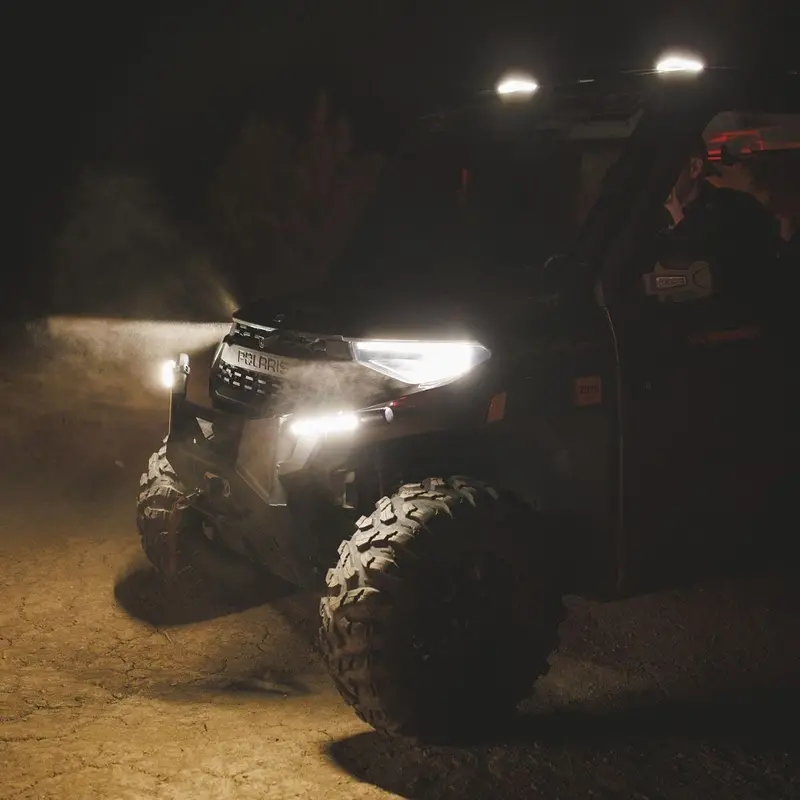 Ravek Polaris Ranger Plug & Play Apex Lights White Running Lights 2