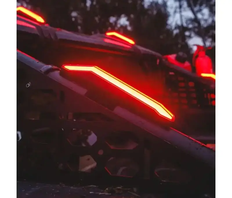 Ravek Polaris Rzr Pro Xp Plug & Play Apex Red Running & Brake Lights 1