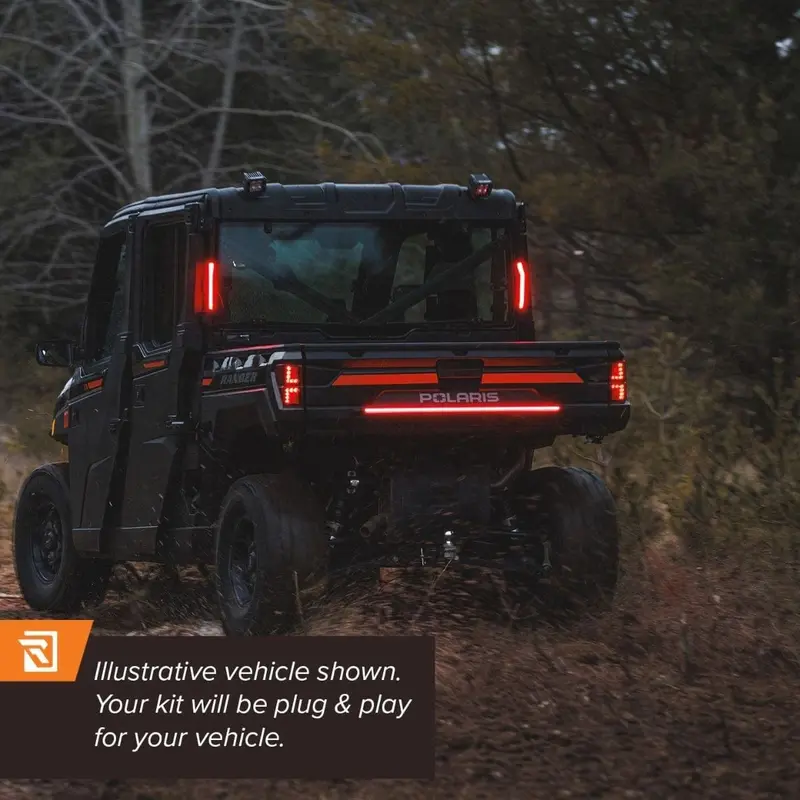 Ravek Yamaha Wolverine X4 Plug & Play Multi-Function Utv Tail Light 2