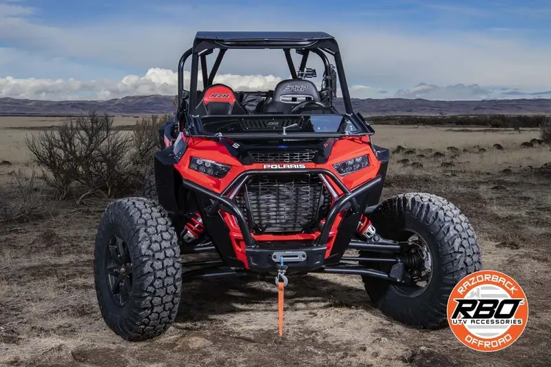 Razorback Offroad '18-'23 Polaris Rzr Xp Turbo S Folding Front Windshield 2