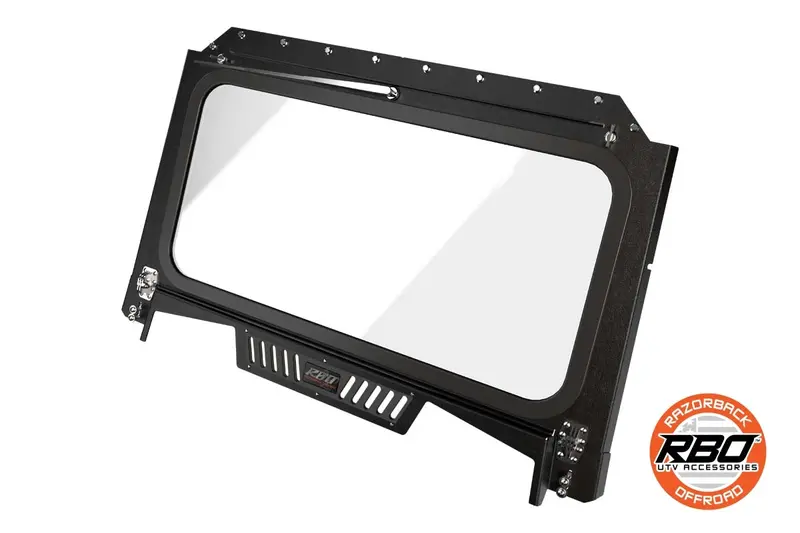 Razorback Offroad '19-'23 Polaris Rzr 1000 Front Folding Windshield W/ Wiper & Vents 1