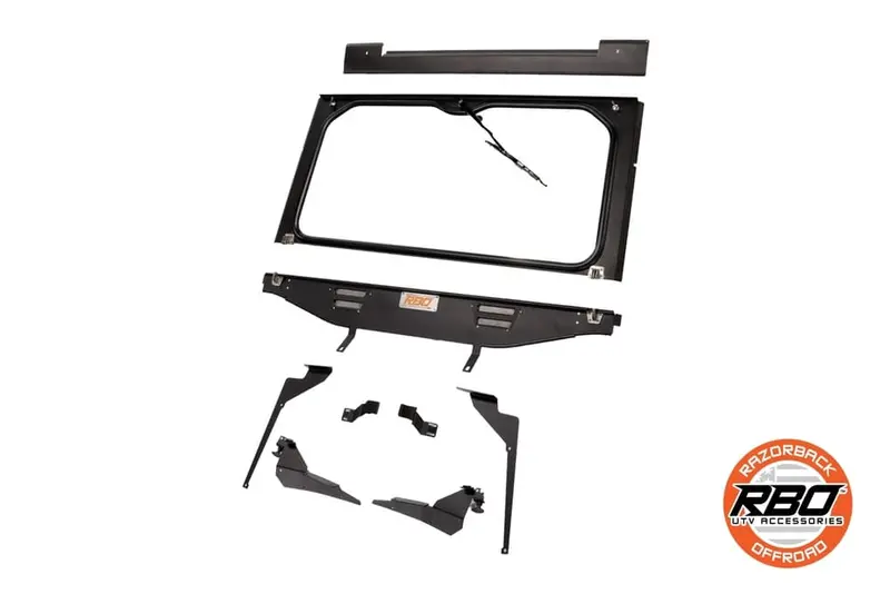 Razorback Offroad '24 Polaris Rzr Xp Folding Windshield 1