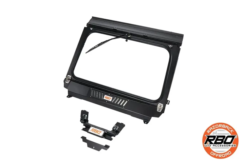 Razorback Offroad Can-Am Commander Front Folding Windshield 1