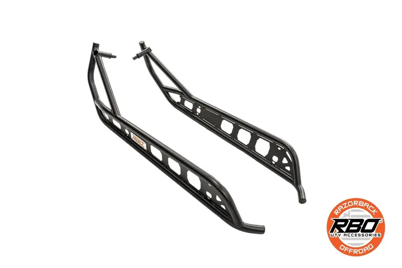 Razorback Offroad Polaris Rzr Pro & Pro Xp Series Black Rock Sliders - 2 Seat Model 1