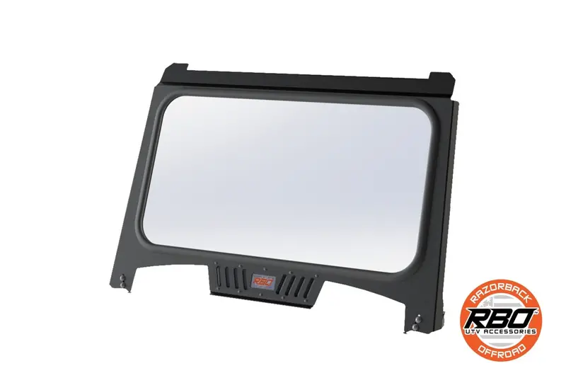 Razorback Offroad Polaris Rzr Ultimate Trail Fixed Glass Vented Windshield 1