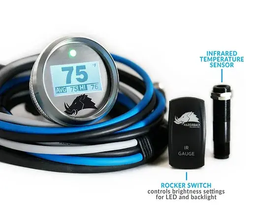 Razorback Technology 3.2 Dimmable Infrared Belt Temp Gauge 6