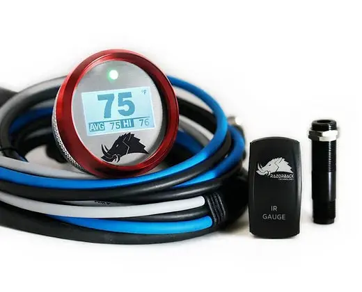 Razorback Technology 3.2 Dimmable Infrared Belt Temp Gauge 8