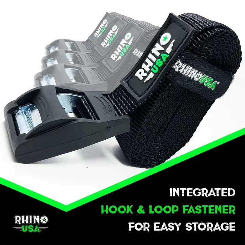 Rhino Usa 1" X 12' Lashing Tie-Down Straps 2