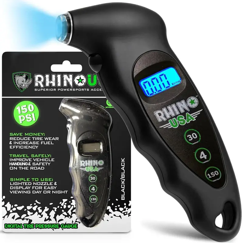Rhino Usa 150 Psi Digital Tire Gauge 1