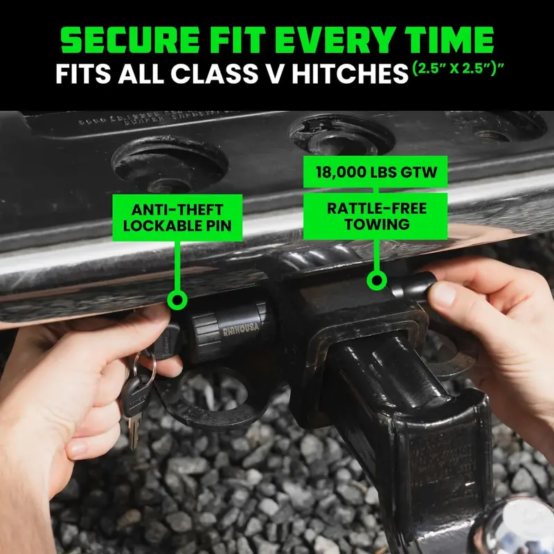 Rhino Usa 2.5" Locking Trailer Hitch Pin 3