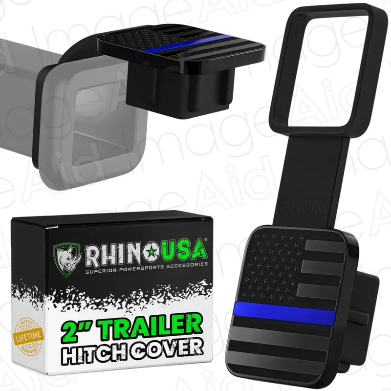 Rhino Usa 2" American Flag Hitch Cover 3