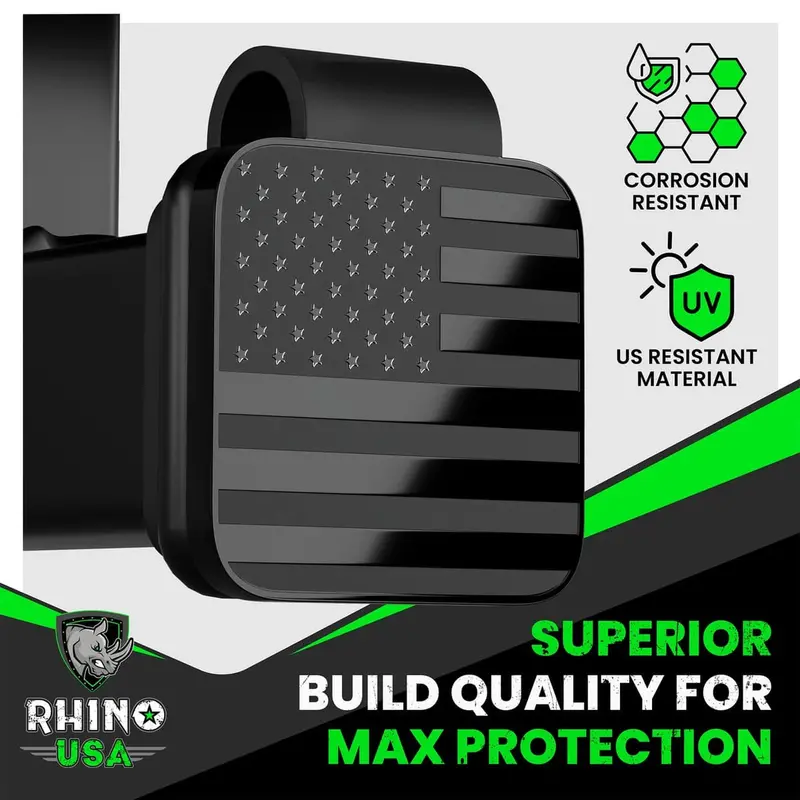 Rhino Usa 2" American Flag Hitch Cover 4