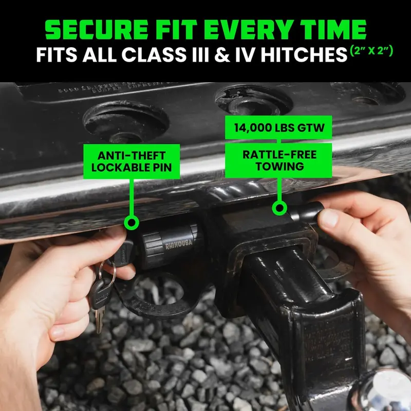 Rhino Usa 2" Locking Trailer Hitch Pin 2