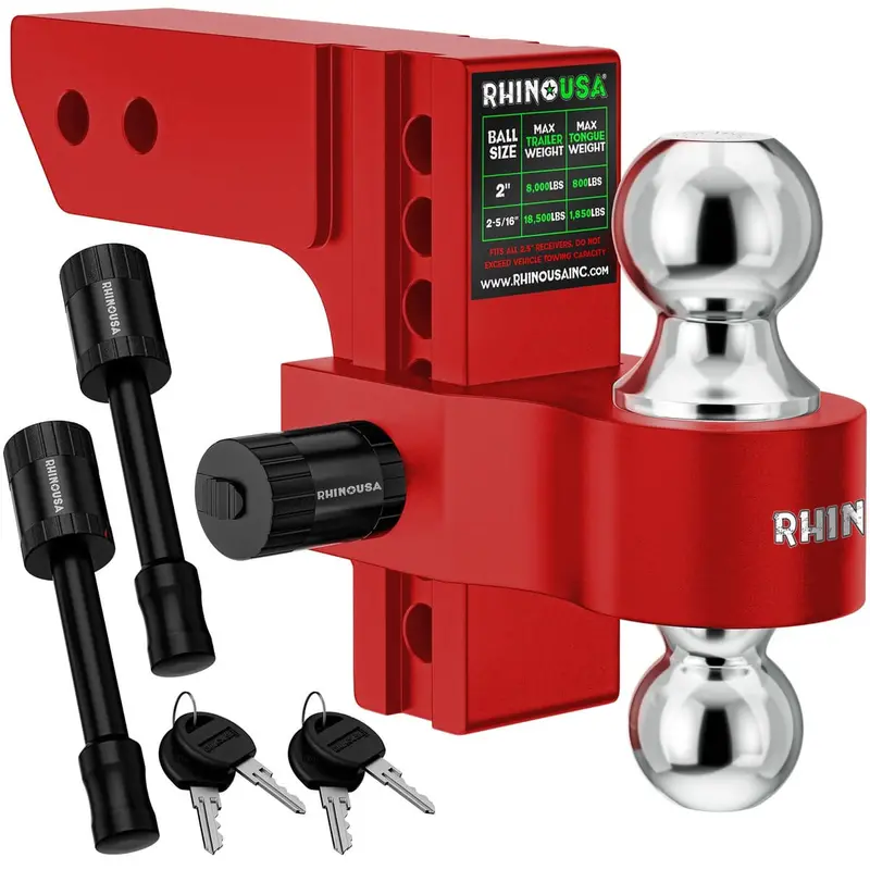 Rhino Usa 2" Receivers Adjustable Drop Hitch 4
