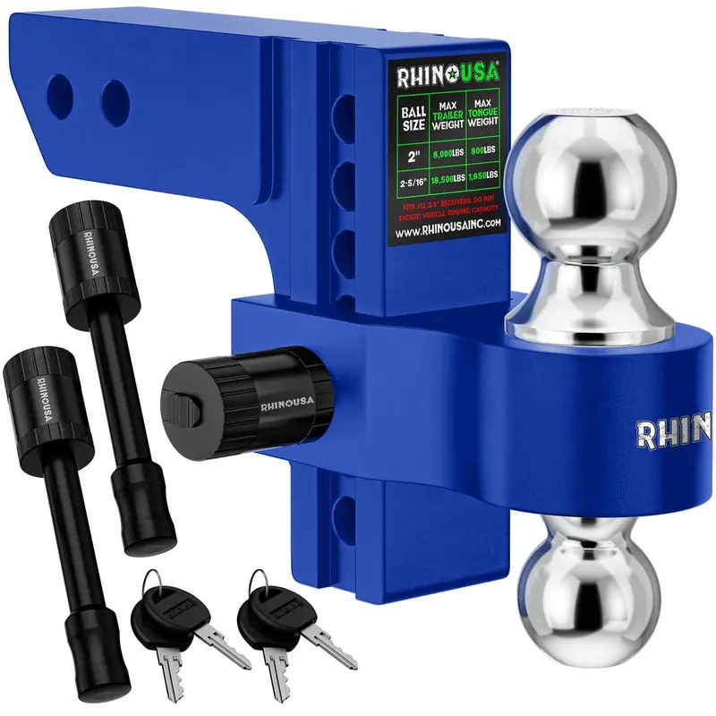 Rhino Usa 2" Receivers Adjustable Drop Hitch 8