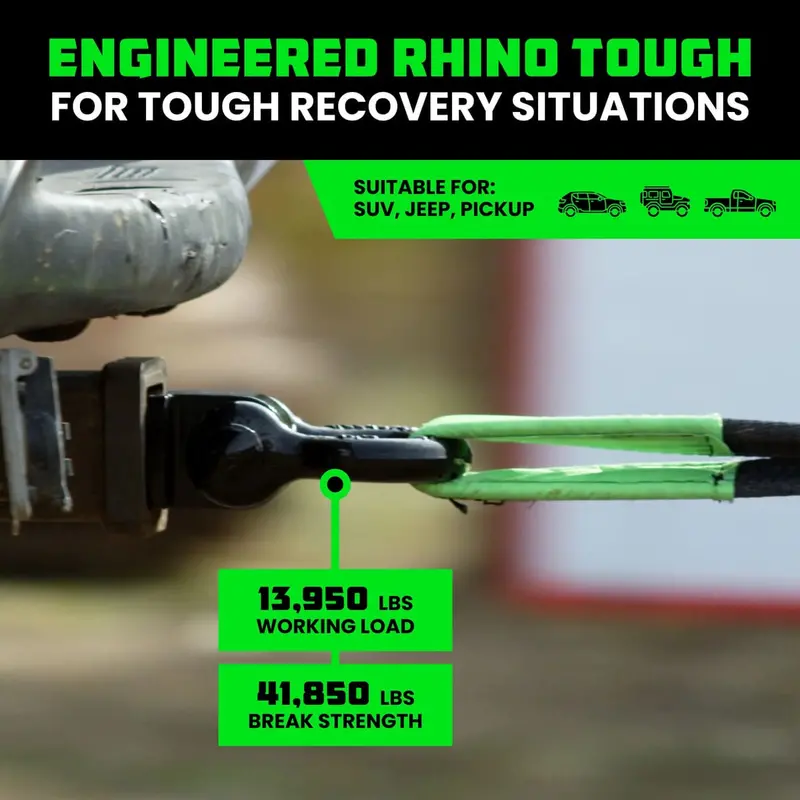 Rhino Usa 2" Shackle Hitch Receiver 3