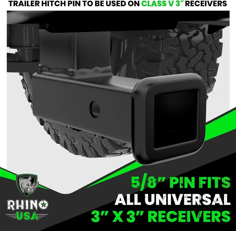 Rhino Usa 3" Locking Trailer Hitch Pin 2