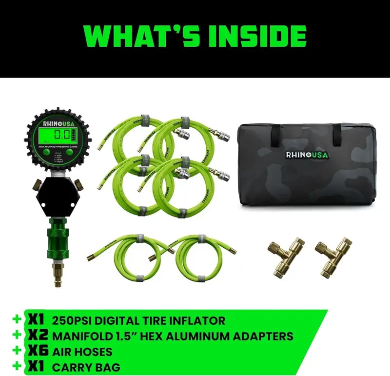 Rhino Usa 4-Wheel Tire Inflation/Deflation System 2