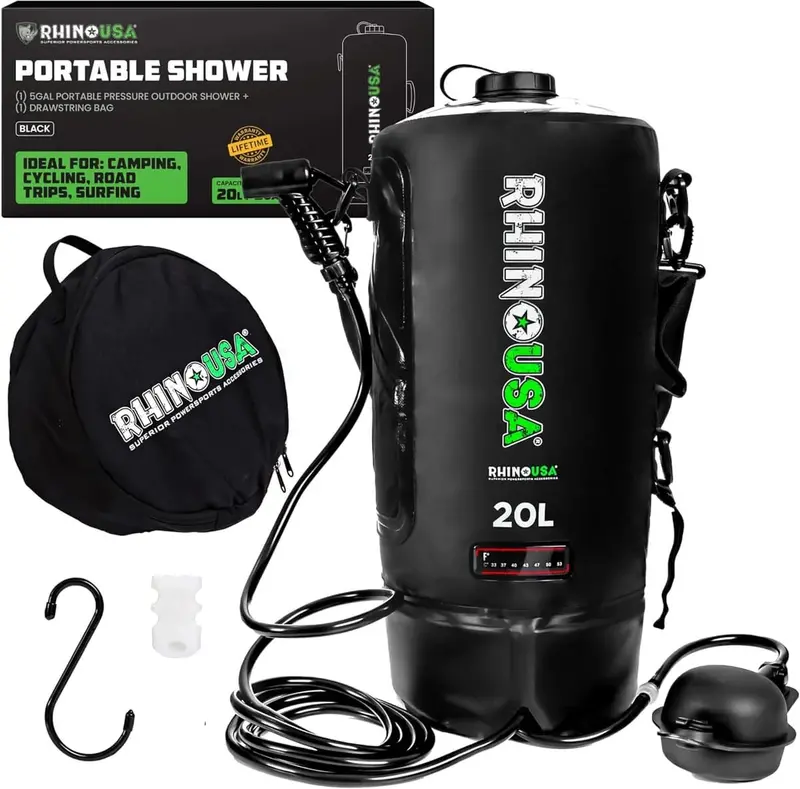Rhino Usa 5 Gallon Portable Shower Kit 1