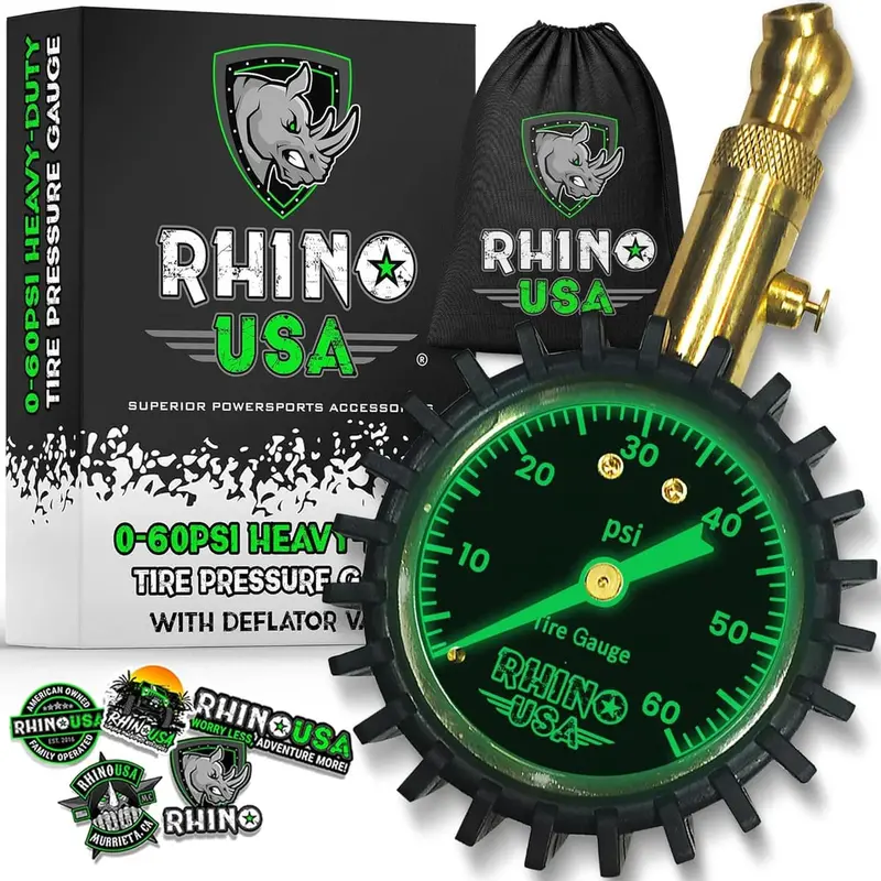 Rhino Usa 60 Psi Tire Pressure Gauge 1