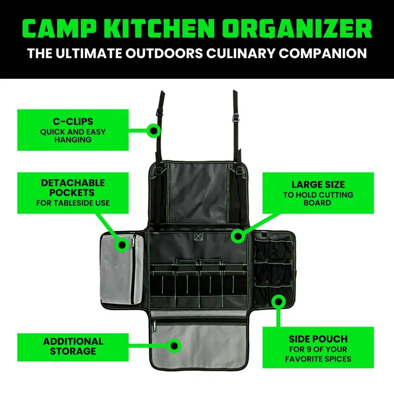 Rhino Usa Camp Kitchen Organizer 2