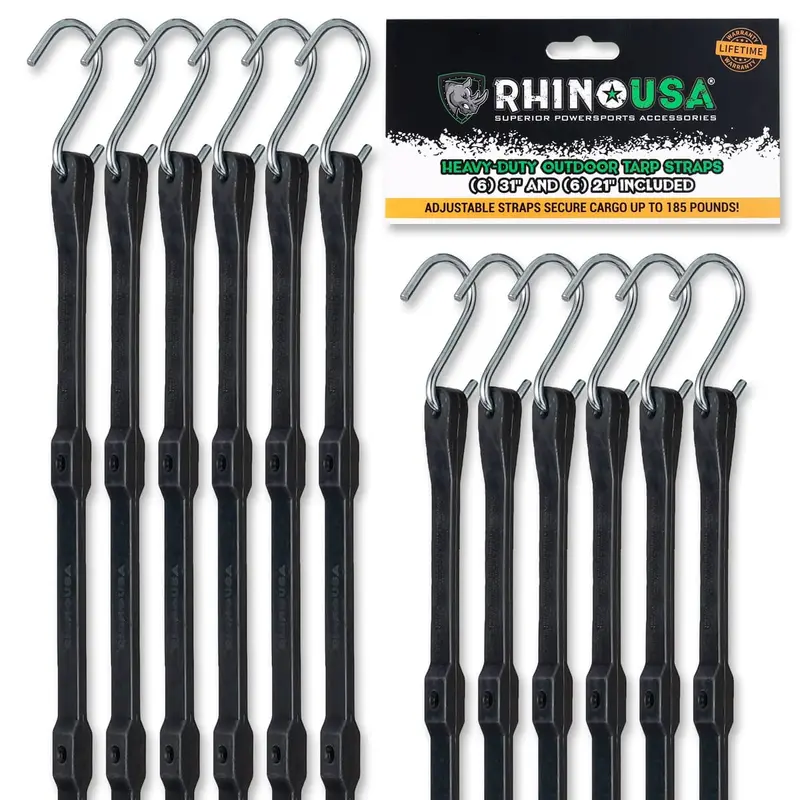 Rhino Usa Heavy-Duty Tarp Straps 1