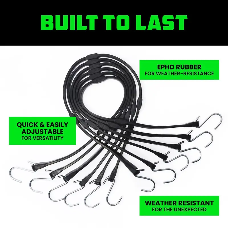 Rhino Usa Heavy-Duty Tarp Straps 2