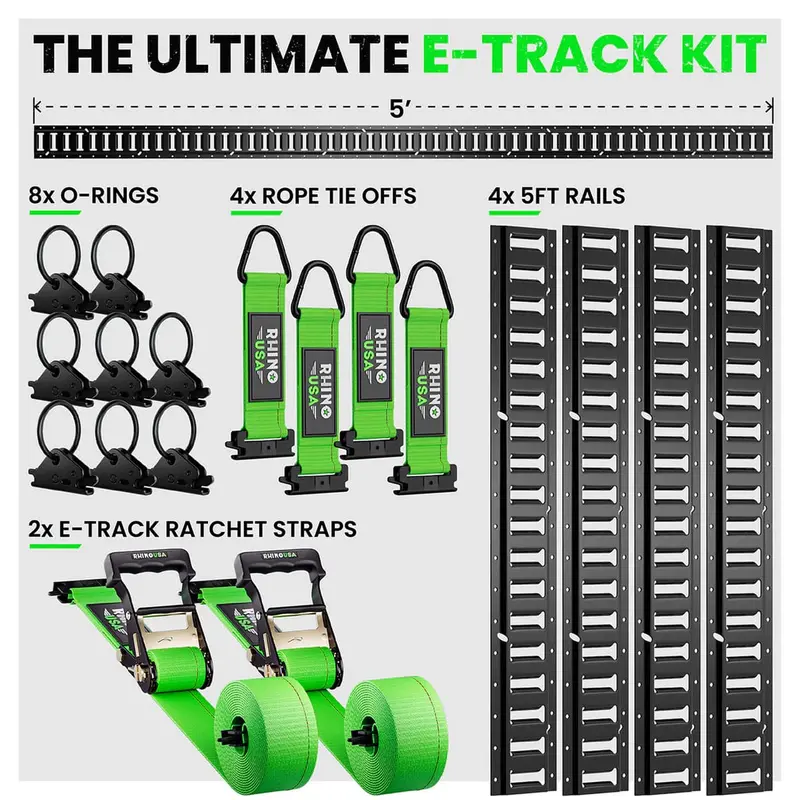 Rhino Usa Ultimate E-Track Tie-Down Kit 2