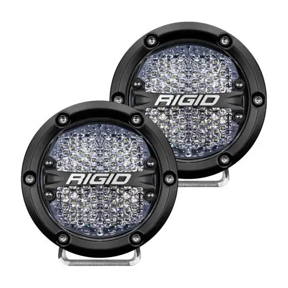 Rigid 360-Series 4" Led Oe Off-Road Fog Light Diffused White Backlight | Pair 1
