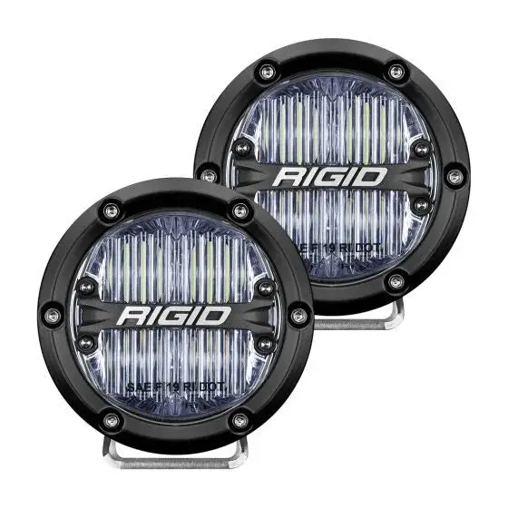 Rigid 360-Series 4" Sae J583 Oe Fog Light White | Pair 1